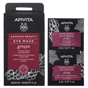 Apivita Express Beauty Μάσκα Ματιών με Σταφύλι 2x2ml