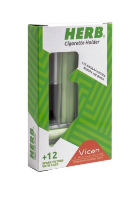 VICAN HERB CIGARETTE HOLDER ΠΙΠΑ ΜΕ 12 ΦΙΛΤΡΑ