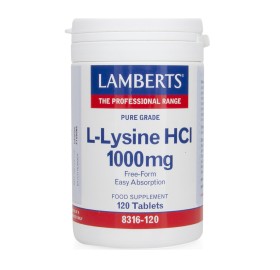 Lamberts L-Lysine HCI 1000mg 120tabs