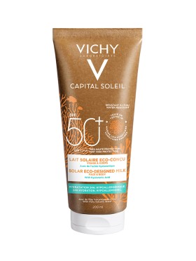 Vichy Capital Soleil Αντηλιακό Γαλάκτωμα με Υαλουρονικό Οξύ SPF50+ 200ml