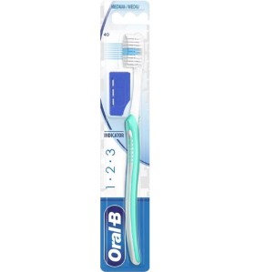 Oral-B Οδοντόβουρτσα Indicator 40 Medium Γαλάζια