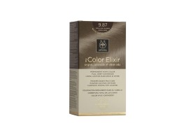 Apivita My Color Elixir Μόνιμη Βαφή Μαλλιών 9.87 Ξανθό Πολύ Ανοιχτό Περλέ Μπεζ