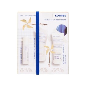 Korres Greek Yoghurt Routine Ελληνικό Γιαούρτι Gel Ματιών 15ml + Καθαριστικό 20ml + Κρέμα Προσώπου 20ml Set