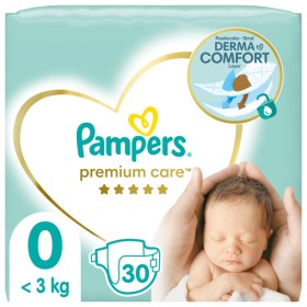 Pampers Premium Care No0 έως 3kg 30τμχ