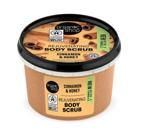 Organic Shop Rejuvenating Body Scrub Cinnamon&Honey Scrub Σώματος Ανανέωσης 250ml