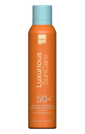 Intermed Luxurious Sun Care Invisible Spray Antioxidant Sunscreen SPF50+ 200ml