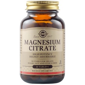 Solgar Magnesium Citrate 200mg 60tabs