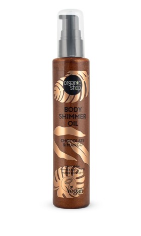 Natura Siberica Organic Shop Body Shimmer Dry Oil Chocolate & Mango 100ml