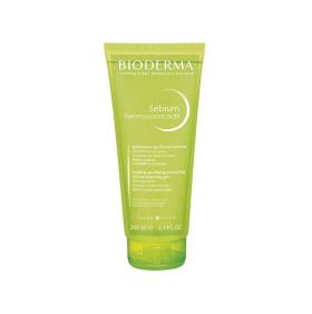 Bioderma Sebium Gel Moussant Actif Intense Purifying Cleansing Active Foaming Gel 200ml