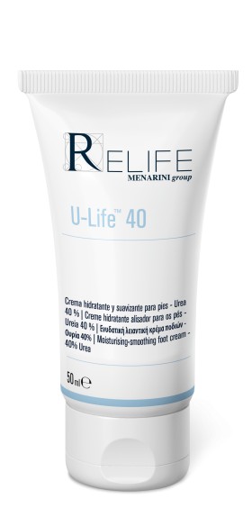 Relife U-Life 40 Ενυδατική Κρέμα Ποδιών 50ml