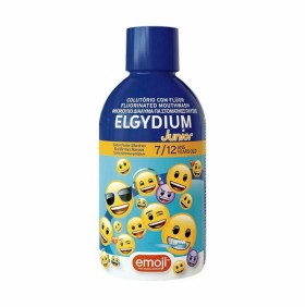 Elgydium Junior Στοματικό Διάλυμα Emoji με Γεύση Κόκκινων Μούρων για 7+ 500ml