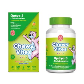 Chewy Vites Kids Omega 3 + Multivitamin 60τμχ