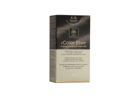 Apivita My Color Elixir Μόνιμη Βαφή Μαλλιών 6.18 Ξανθό Σκούρο Σαντρέ