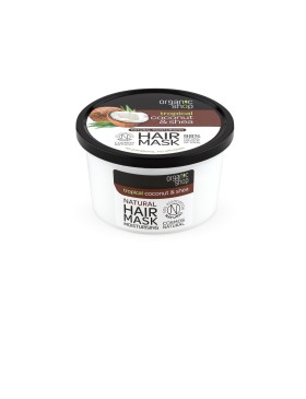 Organic Shop Hair Mask Coconut & Shea Μάσκα Μαλλιών Ενυδάτωσης Απαλότητα & Αναζωογόνησης 250ml