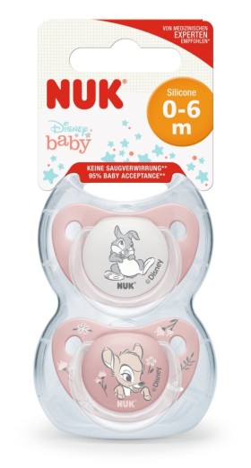 Nuk Πιπίλα Σιλικόνης Disney Bambi 0-6m