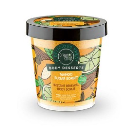 Organic Shop Body Desserts Mango Sugar Sorbet Instant Renewal Body Scrub 450ml