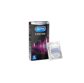 Durex Intense Stimulating Condoms Προφυλακτικά με Διεγερτική Υφή με Ραβδώσεις και Κουκίδες 6τμχ