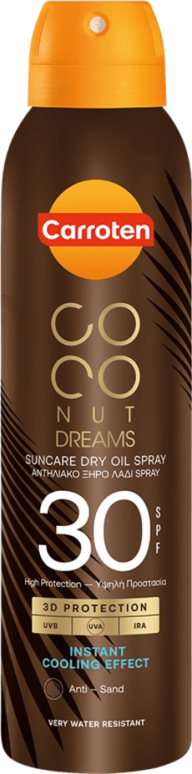 Carroten Coconut Dreams Suncare Dry Oil Spray SPF30 150ml