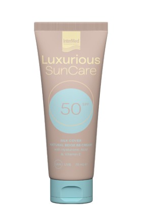 Luxurious Sun Care Silk Cover BB Cream With Hyaluronic Acid SPF50 75ml