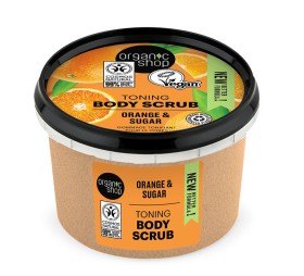 Organic Shop Toning Body Scrub Orange&Sugar Απολεπιστικό Σώματος 250ml