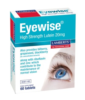 Lamberts Eyewise High Strength Lutein, Υγεία των Ματιών, 60tabs