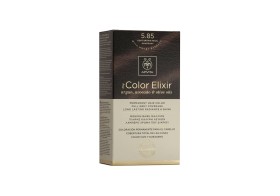 Apivita My Color Elixir Μόνιμη Βαφή Μαλλιών 5.85 Καστανό Ανοιχτό Περλέ