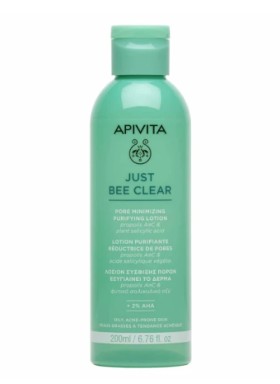 Apivita Just Bee Clear Pore Minimizing Purifying Lotion 200ml