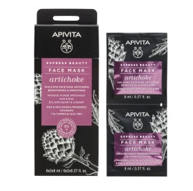 Apivita Express Beauty Μάσκα με Αγκινάρα για Φωτεινή Επιδερμίδα 2x8ml