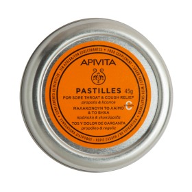 Apivita Pastilles Παστίλιες για Πονεμένο Λαιμό και Βήχα με Πρόπολη & Γλυκόριζα