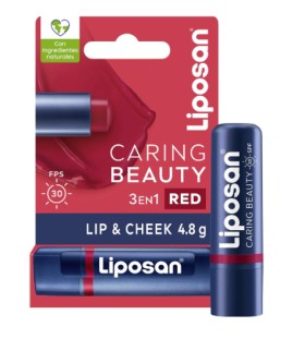 Liposan Caring Beauty Lip&Cheek Red SPF30 4,8g