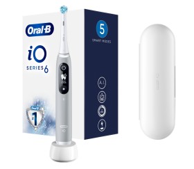 Oral-B iO Series 6 Ηλεκτρική Οδοντόβουρτσα Magnetic Grey Oral 1τμχ