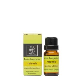 Apivita Essential Oil Refresh Μίγμα απο Περγαμόντο-Λεμόνι-Γκρέιπφρουτ 10ML