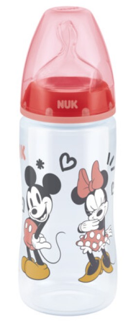 NUK First Choice Μπιμπερό Πλαστικό Minnie 300ml 6-18m