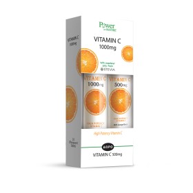 Power Health Vitamin C 1000mg με Στέβια + Δώρο Vitamin C 500mg