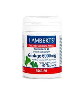 Lamberts Ginkgo Biloba 6000mg 60tabs