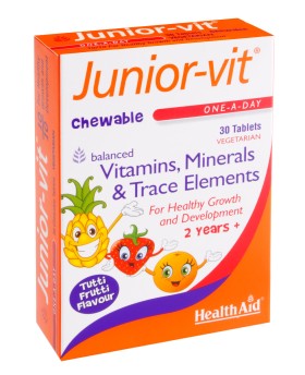 Health Aid Junior Vit 30tabs Μασώμενα