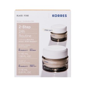 Korres Black Pine Μαύρη Πεύκη Day Cream Normal-Combination Skin + Night Cream Set