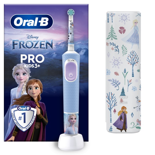 Oral-B Vitality Pro Kid Ηλεκτρική Οδον/τσα Frozen Με Θήκη Ταξιδίου