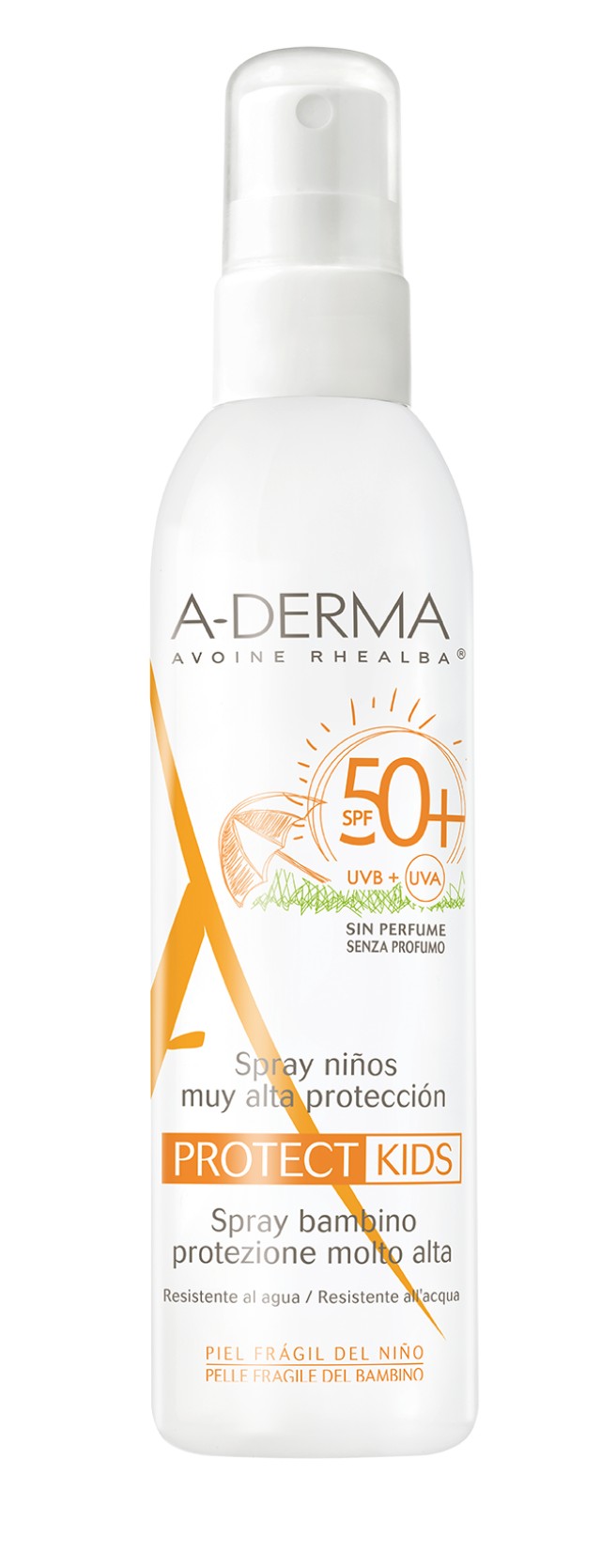 A-Derma Protect Παιδικό Αντηλιακό Σπρέι SPF50+ 200ml