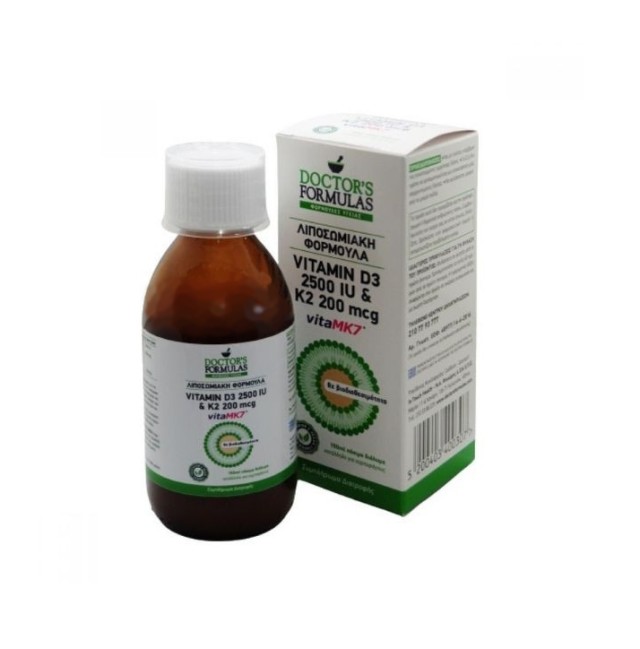 Doctors Formulas Vitamin D3 2500 IU & K2 200mcg 150ml