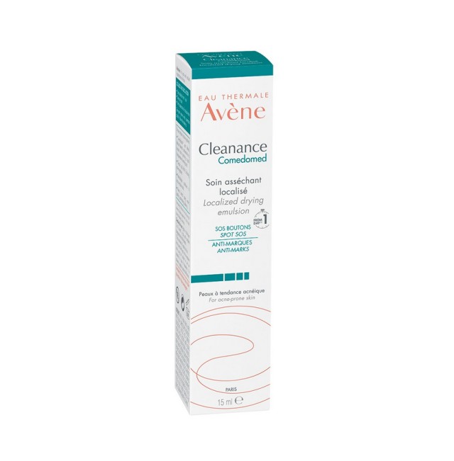 Avene Cleanance Comedomed SPOT SOS Ξηραντική Κρέμα Για Εντοπισμένες Ατέλειες 15ml