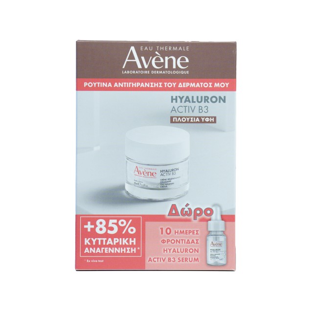 Avene Hyaluron Activ B3 Rich Cream 50ml Promo Pack