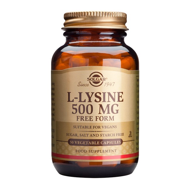 Solgar L-Lysine 500mg 50caps