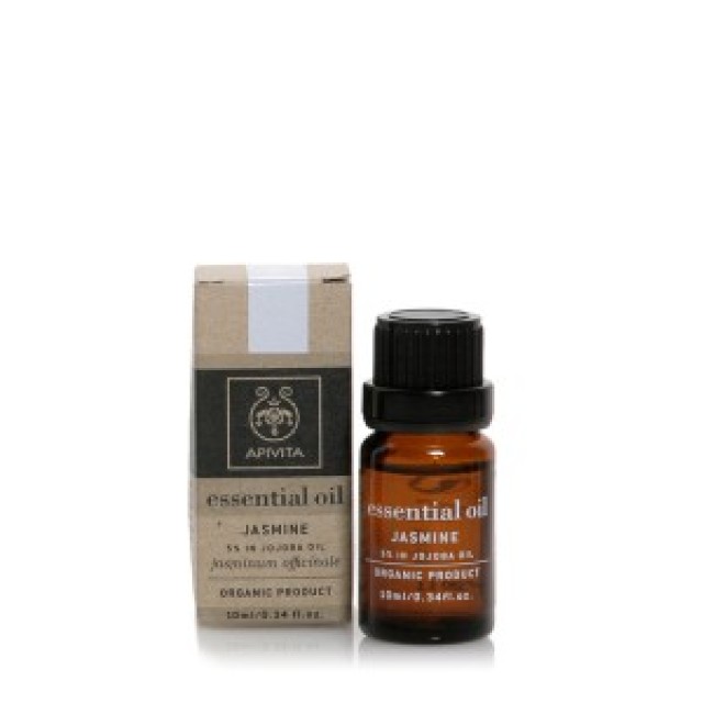 Apivita Essential Oil Jasmine - Γιασεμί 10% Διάλυμα σε Λάδι Jojoba 10ML