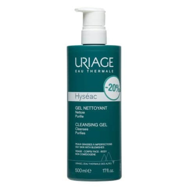 Uriage Hyseac Gel Nettoyant -20% 500ml