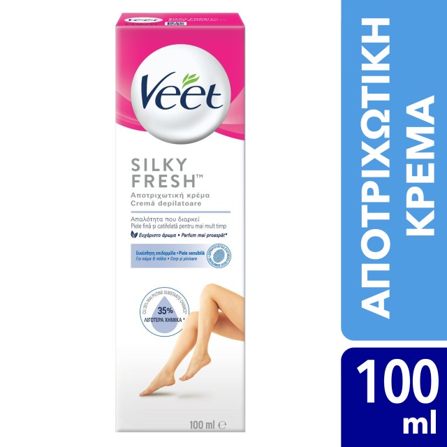 Veet Αποτριχωτική Κρέμα για Ευαίσθητη Επιδερμίδα 100ml