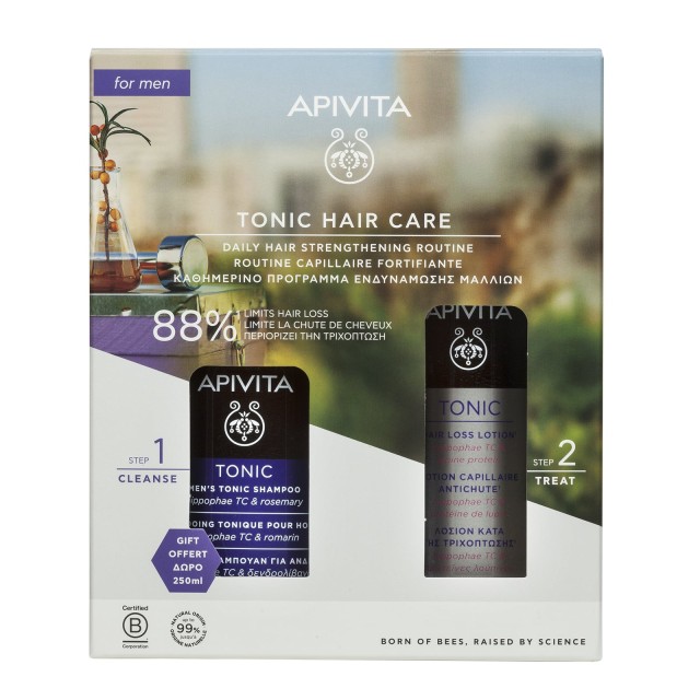 Apivita Tonic Hair Care for Men Promo Pack