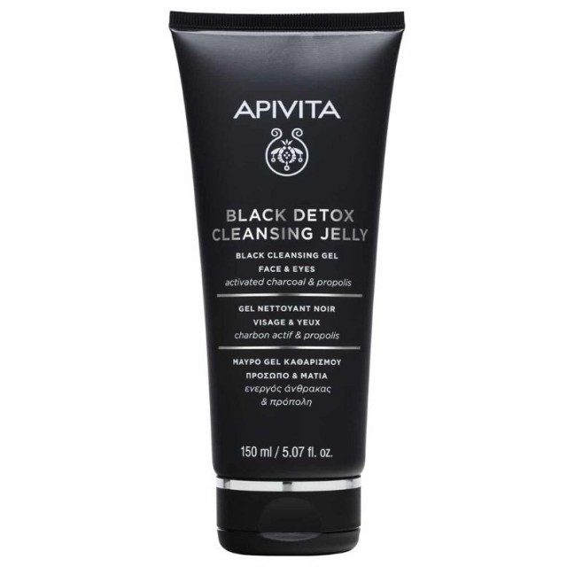 Apivita Black Detox Clensing Jelly Πρόσωπο&Mάτια 150ml