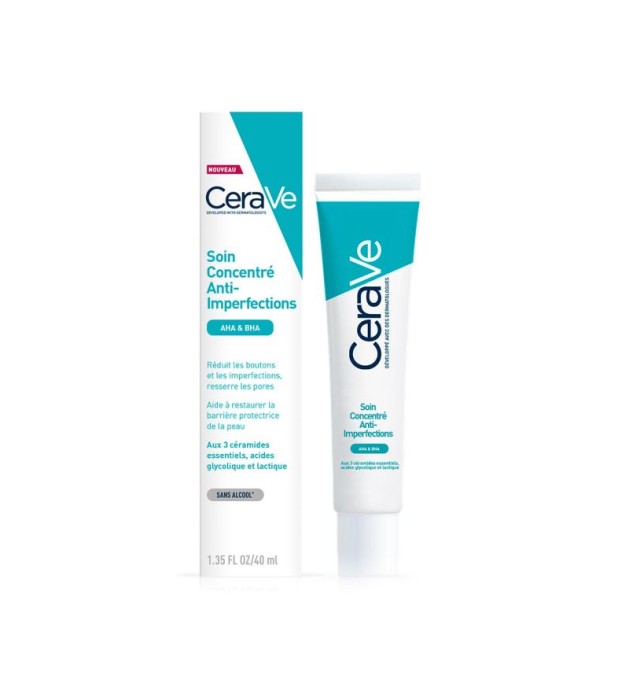 CeraVe Blemish Control Gel With AHA & BHA Ενυδατική Κρέμα Προσώπου για Επιδερμίδες με Ατέλειες 40ml