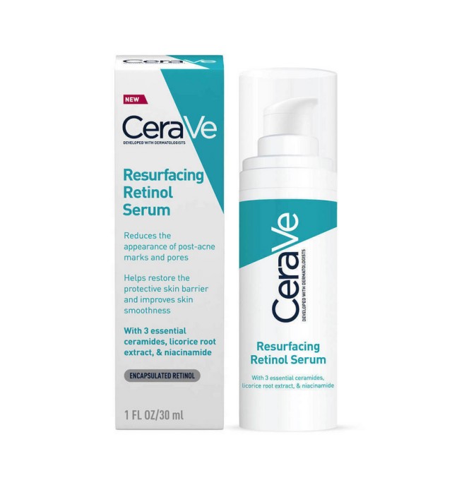 Cerave Resurfacing Retinol Serum Ορός Ρετινόλης Για Τα Σημάδια Ακμής 30ml